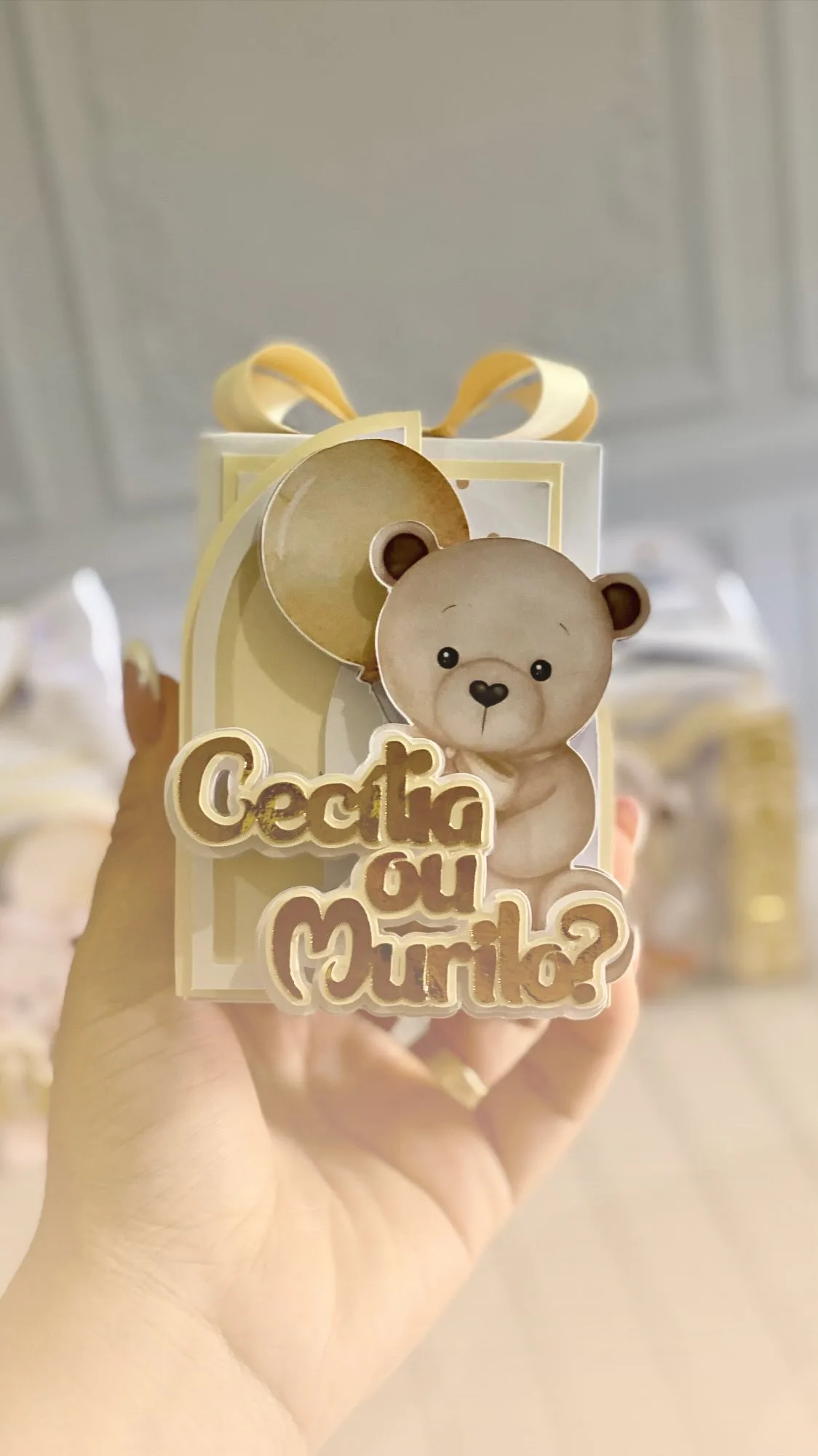 Trabalho de cliente feito com os moldes